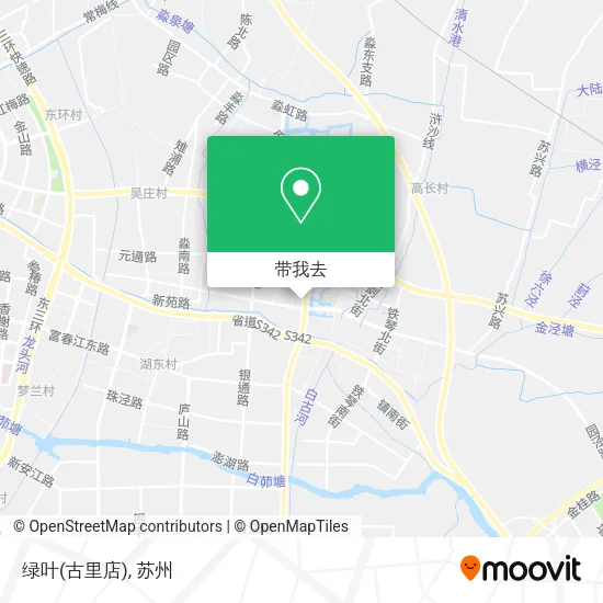 绿叶(古里店)地图