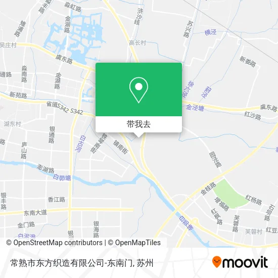 常熟市东方织造有限公司-东南门地图