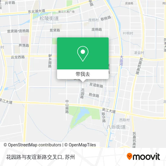 花园路与友谊新路交叉口地图