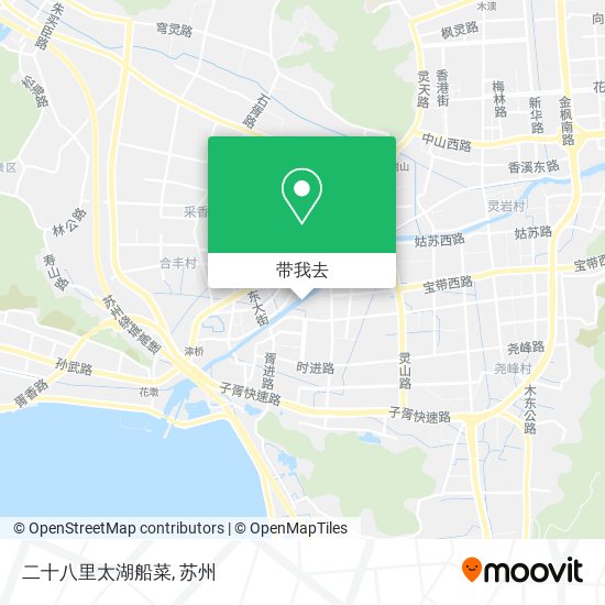 二十八里太湖船菜地图