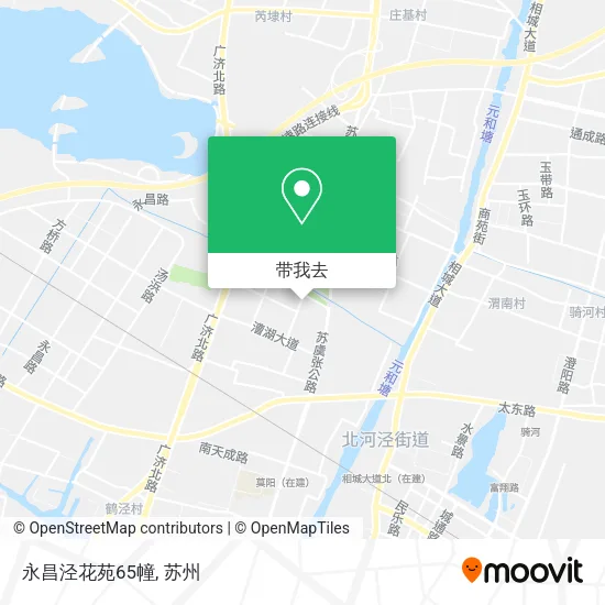永昌泾花苑65幢地图