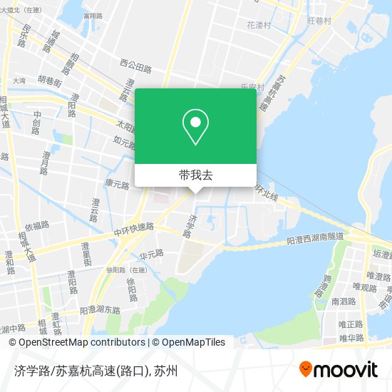 济学路/苏嘉杭高速(路口)地图