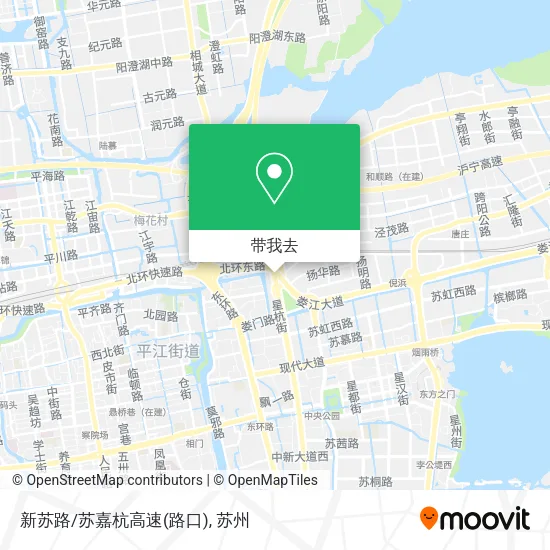新苏路/苏嘉杭高速(路口)地图