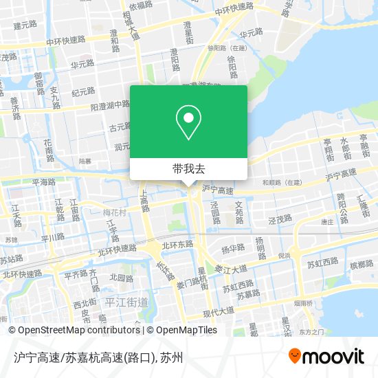 沪宁高速/苏嘉杭高速(路口)地图