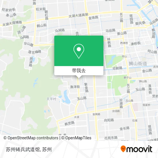 苏州铸兵武道馆地图