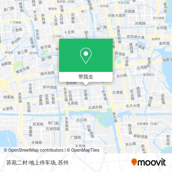 苏苑二村-地上停车场地图