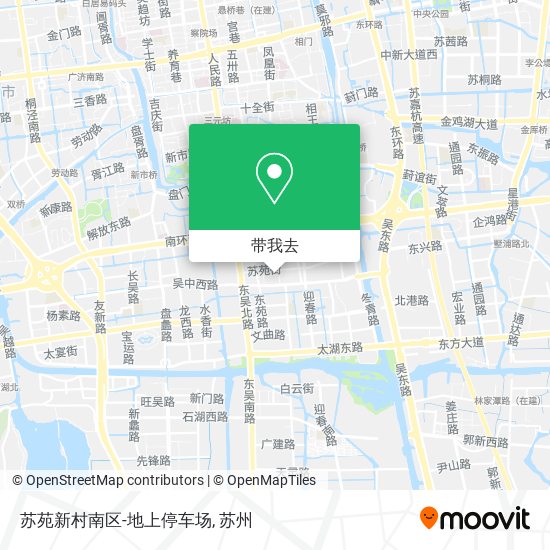 苏苑新村南区-地上停车场地图