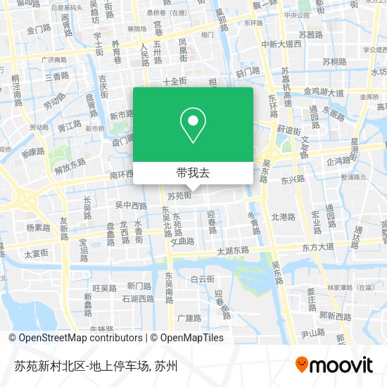 苏苑新村北区-地上停车场地图