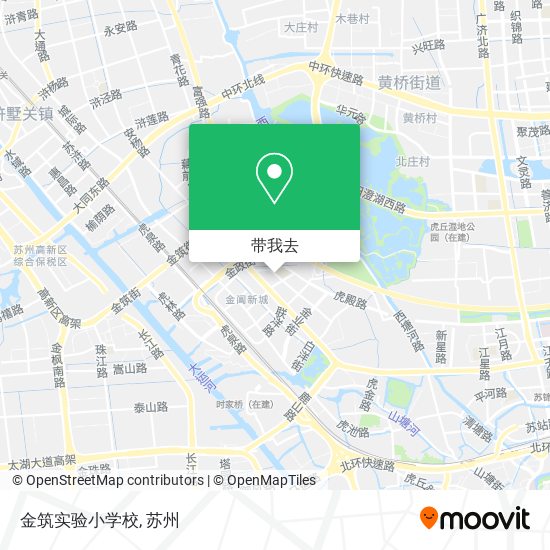 金筑实验小学校地图