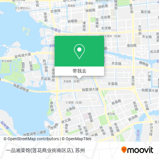 一品湘菜馆(莲花商业街南区店)地图