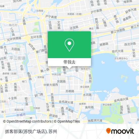 抓客部落(苏悦广场店)地图