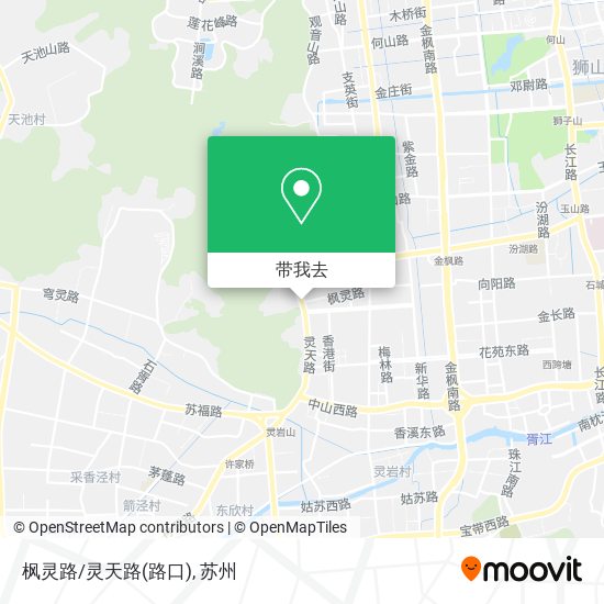 枫灵路/灵天路(路口)地图