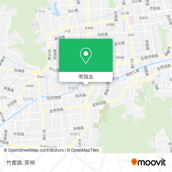 竹窝路地图