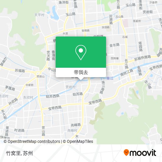 竹窝里地图