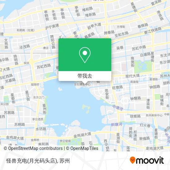怪兽充电(月光码头店)地图