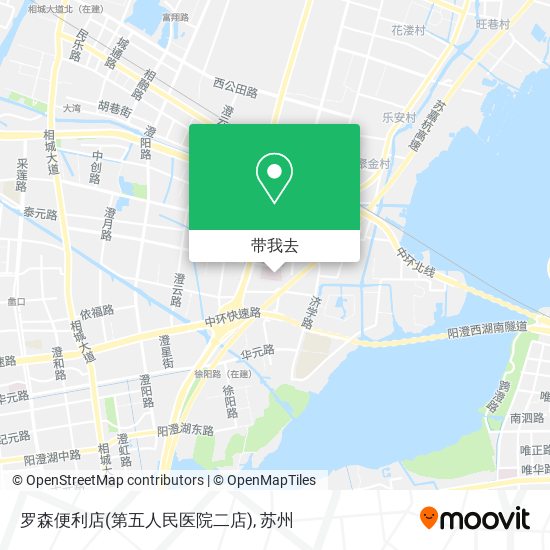 罗森便利店(第五人民医院二店)地图