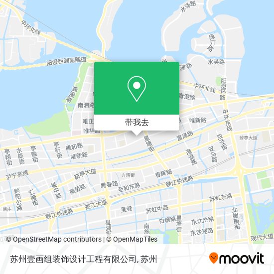 苏州壹画组装饰设计工程有限公司地图