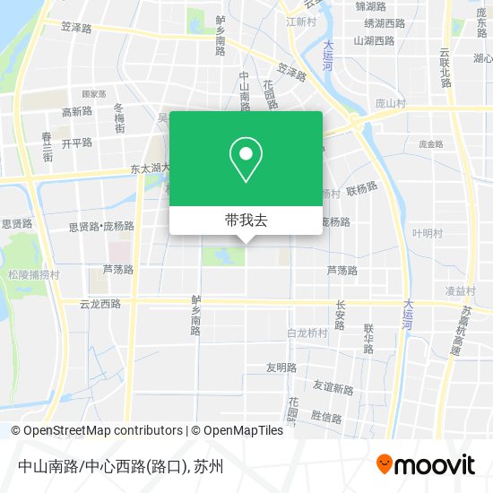 中山南路/中心西路(路口)地图