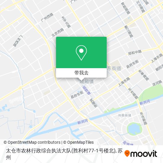 太仓市农林行政综合执法大队(胜利村77-1号楼北)地图