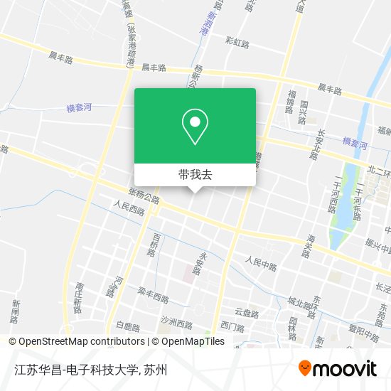 江苏华昌-电子科技大学地图