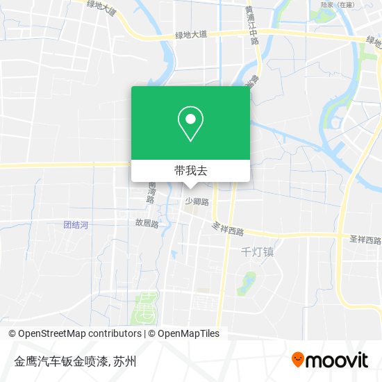 金鹰汽车钣金喷漆地图