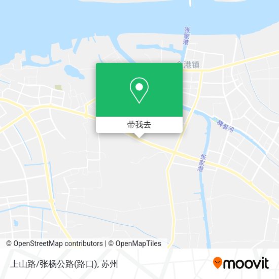 上山路/张杨公路(路口)地图