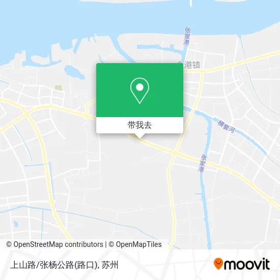 上山路/张杨公路(路口)地图