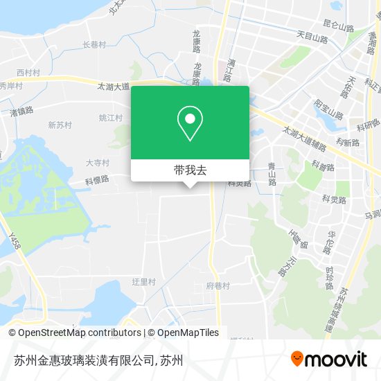 苏州金惠玻璃装潢有限公司地图