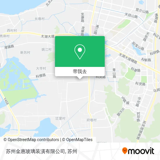 苏州金惠玻璃装潢有限公司地图