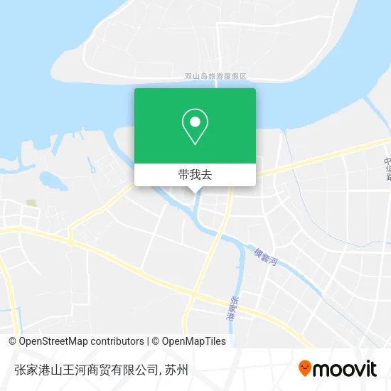 张家港山王河商贸有限公司地图