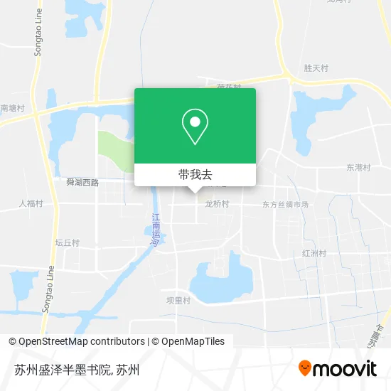 苏州盛泽半墨书院地图
