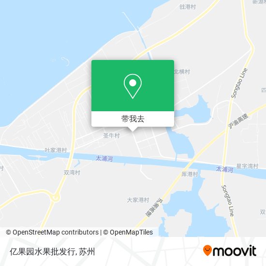 亿果园水果批发行地图