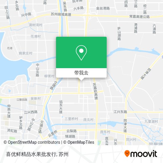 喜优鲜精品水果批发行地图