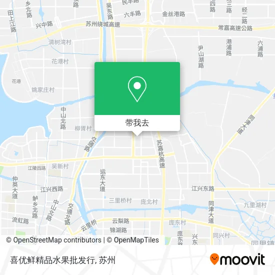 喜优鲜精品水果批发行地图