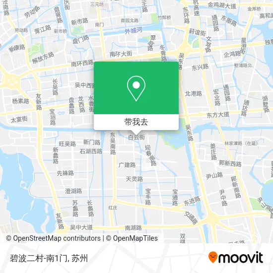 碧波二村-南1门地图