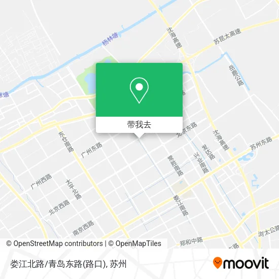 娄江北路/青岛东路(路口)地图