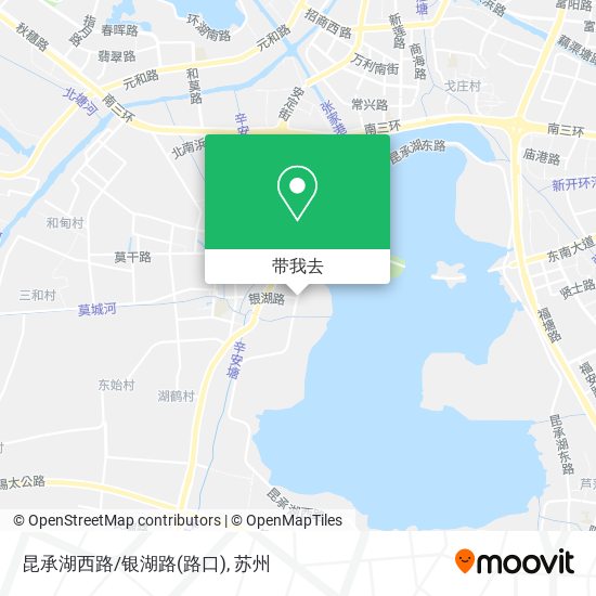 昆承湖西路/银湖路(路口)地图