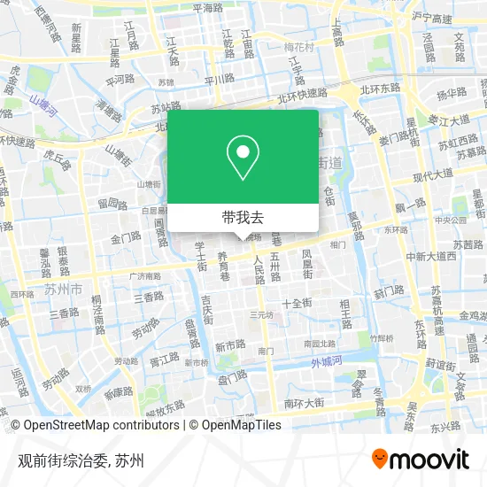 观前街综治委地图