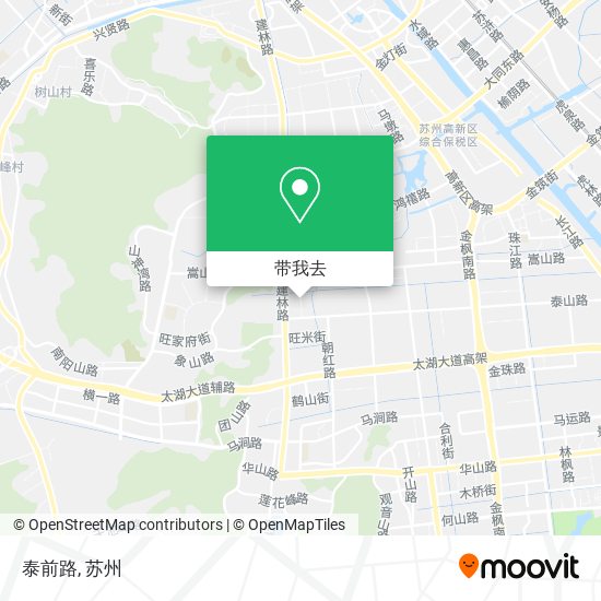 泰前路地图