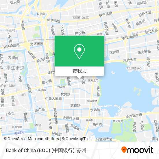 Bank of China (BOC) (中国银行)地图