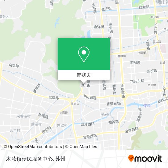 木渎镇便民服务中心地图