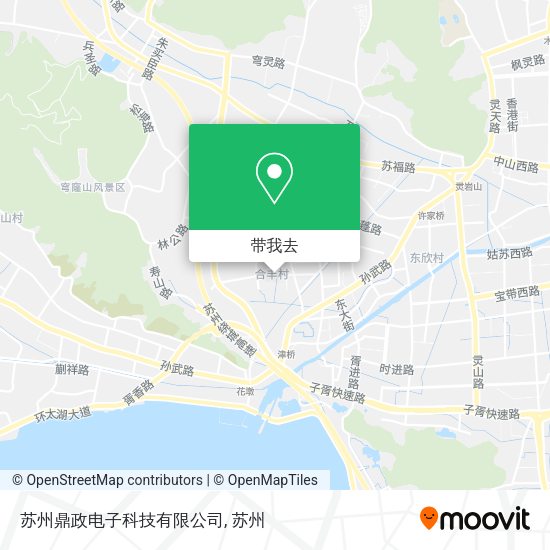 苏州鼎政电子科技有限公司地图