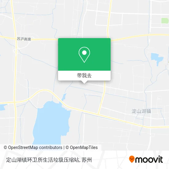 定山湖镇环卫所生活垃圾压缩站地图