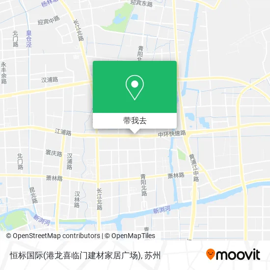 恒标国际(港龙喜临门建材家居广场)地图