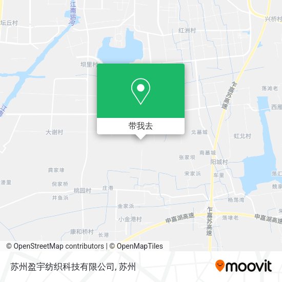 苏州盈宇纺织科技有限公司地图