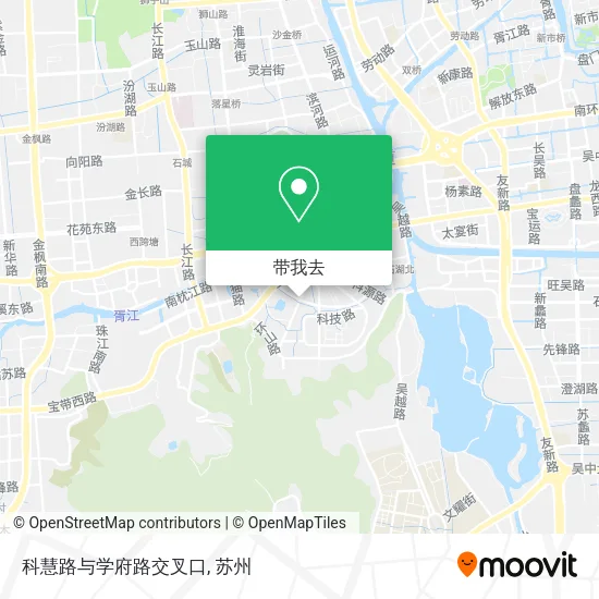 科慧路与学府路交叉口地图