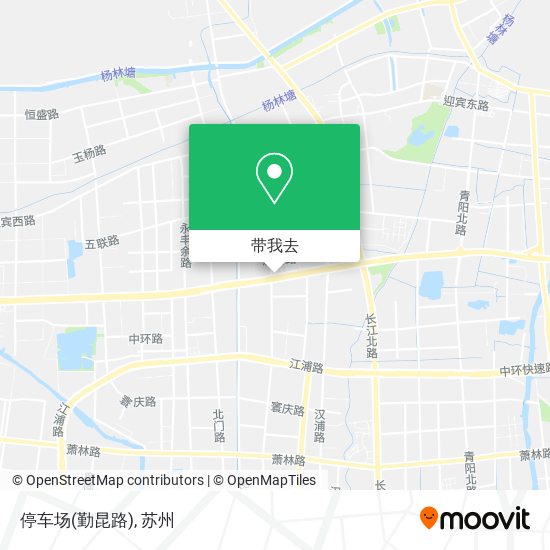 停车场(勤昆路)地图
