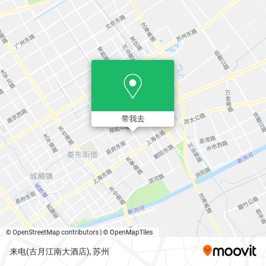 来电(古月江南大酒店)地图