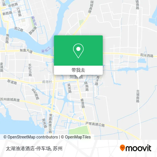 太湖渔港酒店-停车场地图