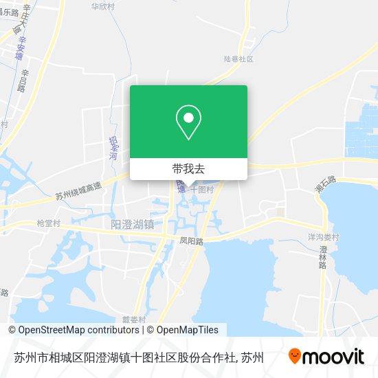苏州市相城区阳澄湖镇十图社区股份合作社地图